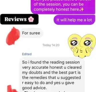 Review praising accurate reading and easy-to-do remedies